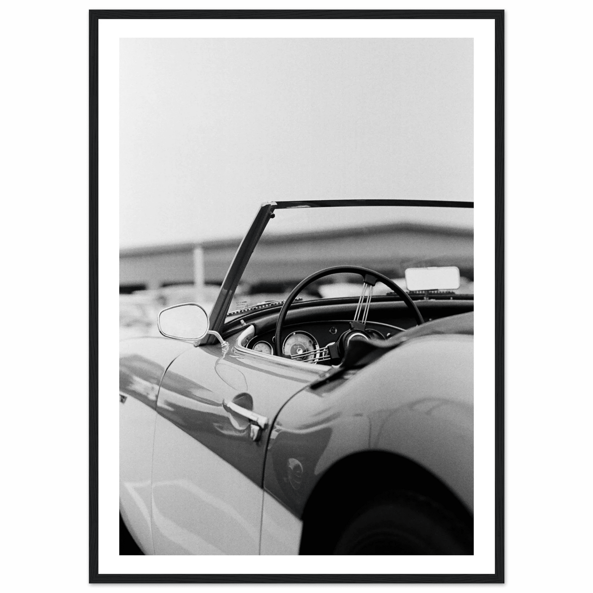 Vintage car cabriolet art frame - SKANDINAVER