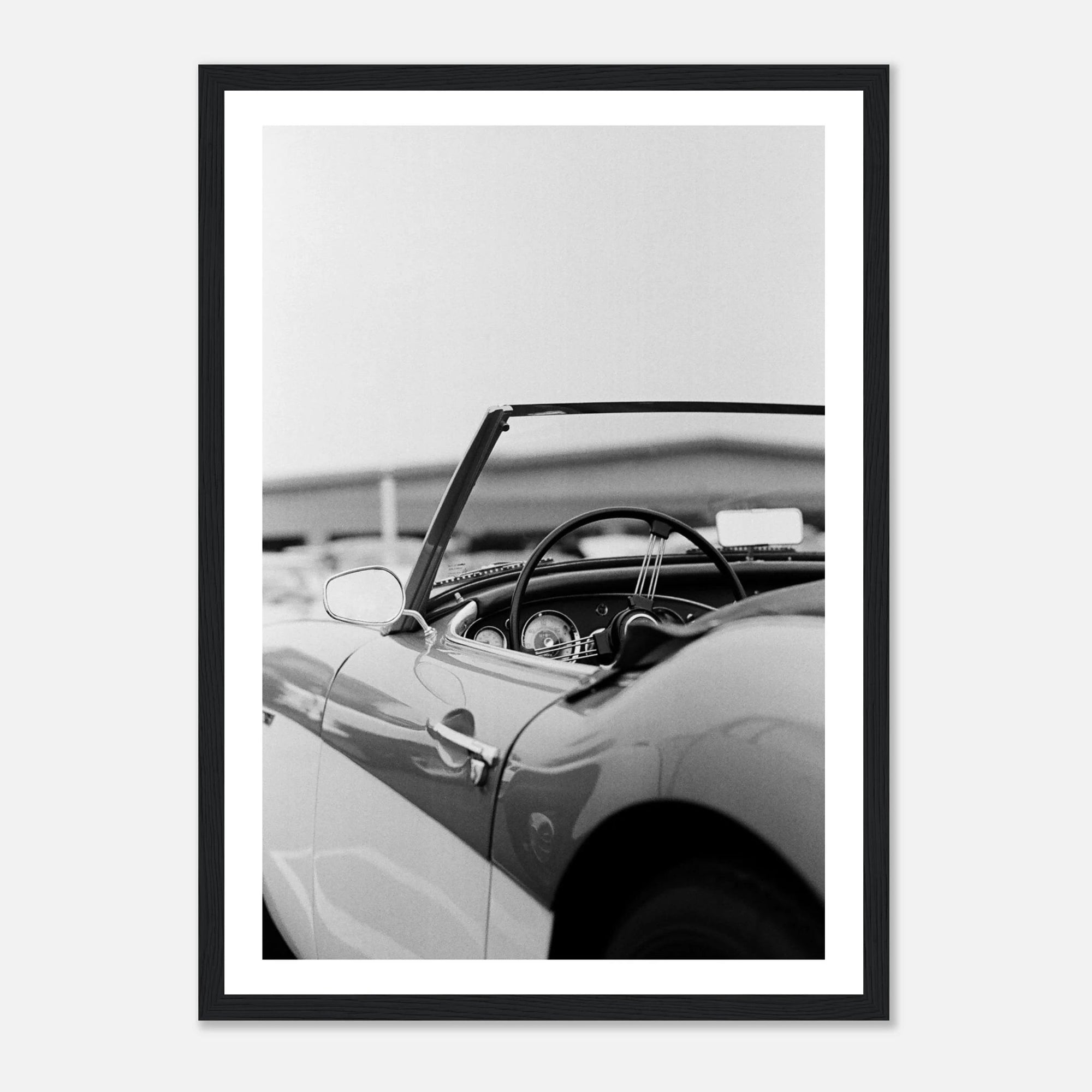 Vintage car cabriolet art frame - SKANDINAVER