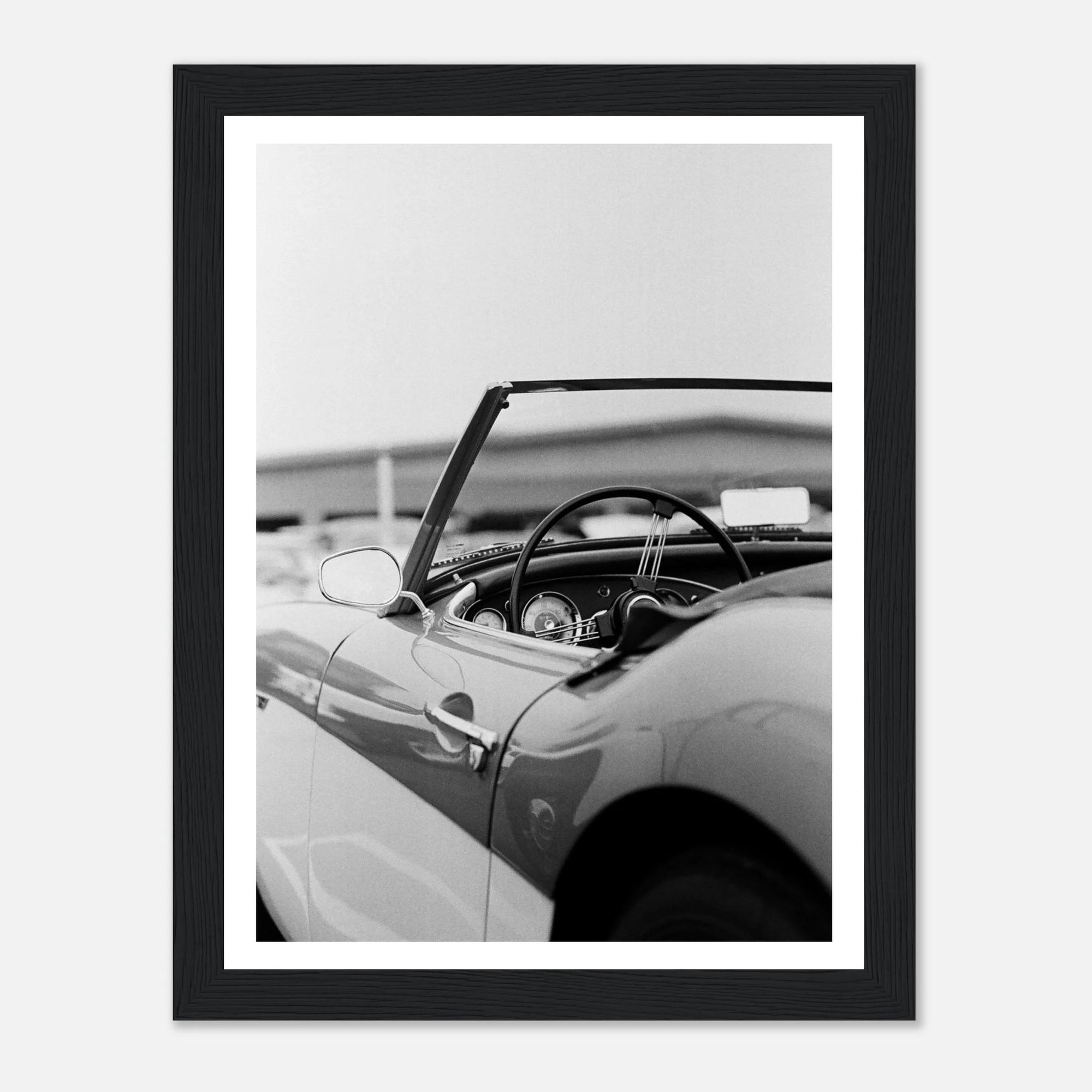 Vintage car cabriolet art frame - SKANDINAVER