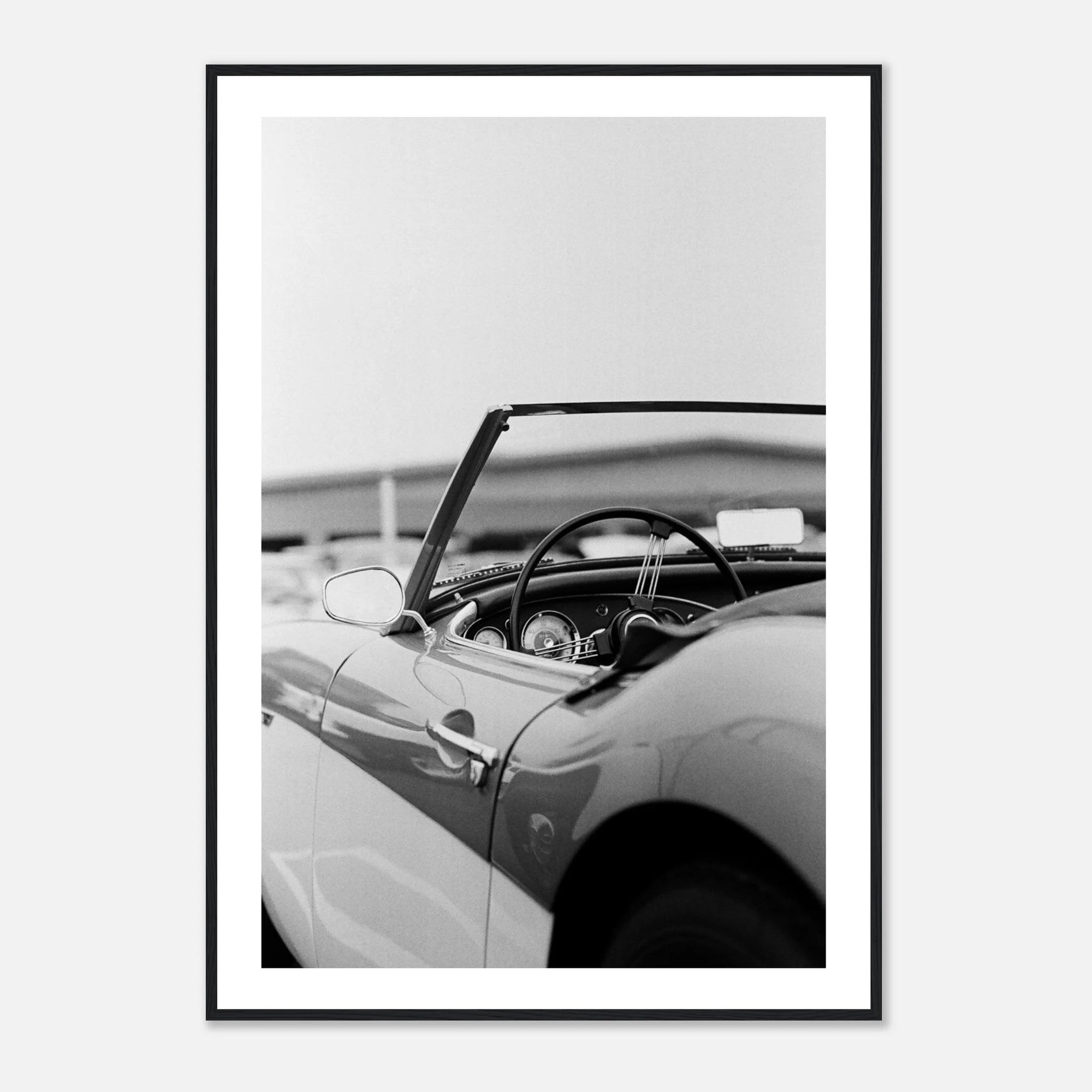Vintage car cabriolet art frame - SKANDINAVER