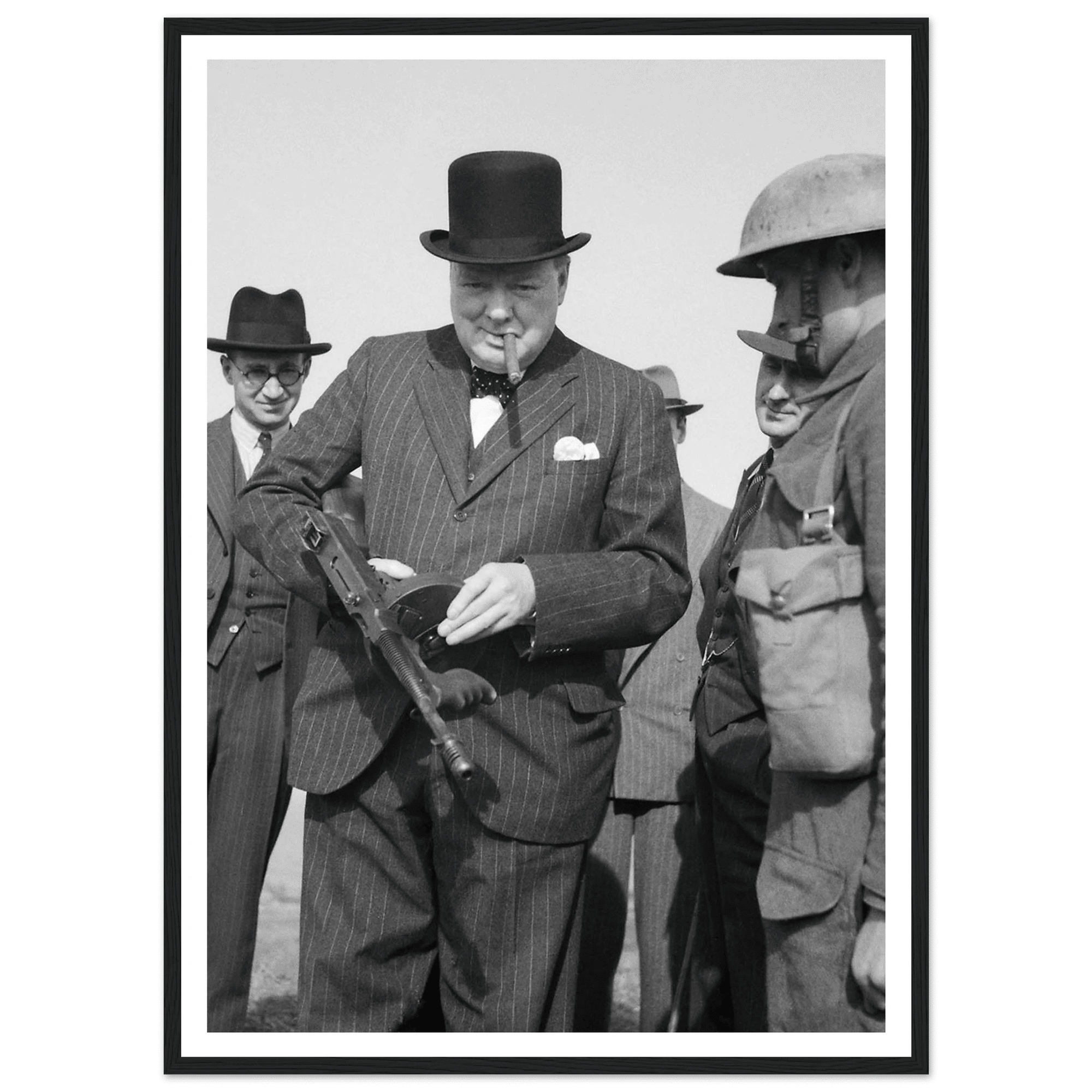 Winston Churchill wartime artwork - SKANDINAVER
